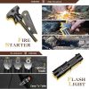 13-In-1 Outdoor Emergency Survival Kit for Camping Hiking Tactical Gear Case Box Set