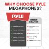 40Watt - Pyle Bluetooth Megaphone Bullhorn w/AUX USB & SD Input