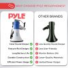 50Watt - Pyle Megaphone Bullhorn with Record, Siren & Talk Modes w/ rechargeable battery
