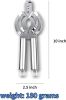 Stainless Steel Jar Opener, All Metal Construction Adjustable Jar Opener, Can Bottle Opener Gripper, For Weak Hand, Elderly, Arthritis