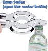 Stainless Steel Jar Opener, All Metal Construction Adjustable Jar Opener, Can Bottle Opener Gripper, For Weak Hand, Elderly, Arthritis