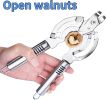 Stainless Steel Jar Opener, All Metal Construction Adjustable Jar Opener, Can Bottle Opener Gripper, For Weak Hand, Elderly, Arthritis