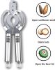 Stainless Steel Jar Opener, All Metal Construction Adjustable Jar Opener, Can Bottle Opener Gripper, For Weak Hand, Elderly, Arthritis