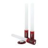 Life Gear - LED 3-Pack Emergency Road Flares, Reusable Safety Glow Stick with Flasher & Magnetic Bases - Batteries Included (Glow Red)