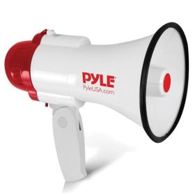 30Watt - Pyle Professional Megaphone/Bullhorn with Siren