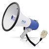 50Watt - Pyle Megaphone Bullhorn with Record, Siren & Talk Modes w/ rechargeable battery
