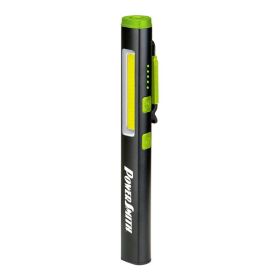 Power Smith™ Rechargeable LED Inspection Pen Light & Laser Pointer, 450-140 Lumens, Black