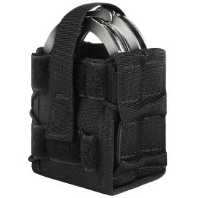 Double Handcuff Pouch, Open-Top MOLLE Tactical Handcuff Holster To Attach To MOLLE Belts & Vest & Backpacks