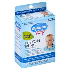 Hylands Homeopathic Baby Tiny Cold Tablets - 125 Tablets