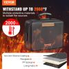 VEVOR Fireproof Document Box, Fireproof Document Bag with Lock 2000°F, 3-layer Fireproof and Waterproof File Box 14.17x10.63x4.13 inch with Zipper
