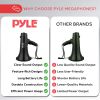 40Watt - Pyle Professional Megaphone Bullhorn With Siren & 3.5 mm Aux-In For Smart Devices, Black