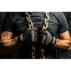 Hyper Tough Heavy Duty Impact Gloves, Black Red and Gray, Polyester, Adult Men's, Large, 1 Pair