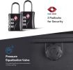 53" Rifle Gun Case Hard Long Gun Case Portable Gun Cases for Rifles Waterproof Impact Resistance with TSA Padlock & Valve