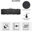 53" Rifle Gun Case Hard Long Gun Case Portable Gun Cases for Rifles Waterproof Impact Resistance with TSA Padlock & Valve