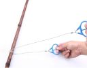 Portable Stainless Steel Wire Chain Saw; Manual Sawing Cutting; Emergency Survival Tool For Camping Hiking Trekking Travel