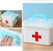 Creative Multi-purpose Medicine Box, Lovely Medicine Chest, Blue Handle