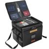 VEVOR Fireproof Document Box, 2000°F Fireproof Document Bag with 3 Storage Layers, 15.35"x12.4"x13.98", Fireproof Wallet, Large Briefcase