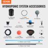 VEVOR DWC Hydroponic System, 5 Gallon 4 Buckets, Deep Water Culture Growing Bucket, Hydroponics Grow Kit with Pump, Air Stone and Water Level Device