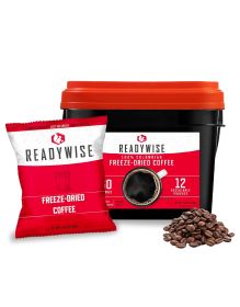 ReadyWise 360 Servings of Freeze Dried Colombian Brew Coffee Bucket