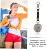 Mini Waterproof Shockproof Compass With Keychain; Emergency Survival Equipment For Outdoor Hiking Camping Adventure