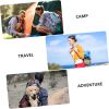 Mini Waterproof Shockproof Compass With Keychain; Emergency Survival Equipment For Outdoor Hiking Camping Adventure