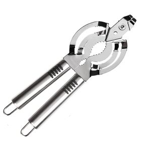 Stainless Steel Jar Opener, All Metal Construction Adjustable Jar Opener, Can Bottle Opener Gripper, For Weak Hand, Elderly, Arthritis