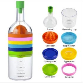 8-in-1 Kitchen Tool Set, All in 1 Multipurpose Kitchen Gadget Kitchen Tool Bottle
