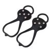 1pair Outdoor Five-tooth Crampons; Non-slip and Anti-fall Shoe Cover For Cycling, Mountaineering; Protective Equipment