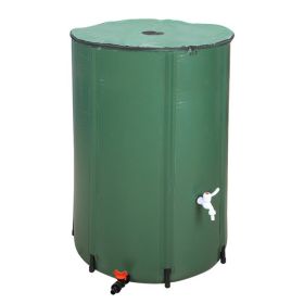 100 Gallon Folding Rain Barrel Water Collector (Green)