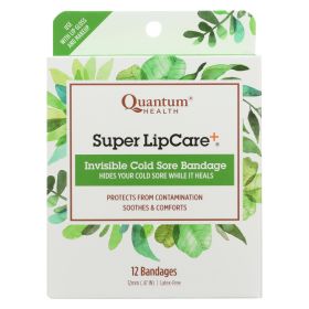 Quantum Health Super LipCare+ Plus Invisible Cold Sore Bandage - 12 Count