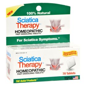 TRP Sciatica Therapy Homeopathic Fast Dissolving Tablets - 1 bottle with 70 Tablets