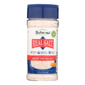 Redmond - Our Real Salt - Ancient Fine Sea Salt - 1 Case Of 6 - 10 Oz Each Shaker