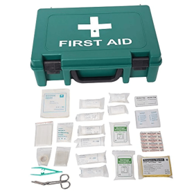 First Aid Suitcase; Survival; Medical Kit; Waterproof; Emergency Kit for your Home, Cars, Survival, Hiking, Travel (Green Case)