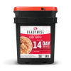 READYWISE - 14 Day, Emergency Food Supply, 150 Servings, 1 Bucket, Freeze Dried, MRE, Pre-made, Camping Essentials, Survival Kit