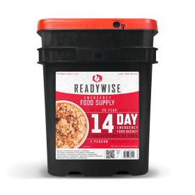 READYWISE - 14 Day, Emergency Food Supply, 150 Servings, 1 Bucket, Freeze Dried, MRE, Pre-made, Camping Essentials, Survival Kit