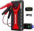 Portable Car Jump Starter (UP to 10.0L Gas/8.0L Diesel Engines) 12V Auto Lithium-Ion Battery Booster with Smart Clamp Cables