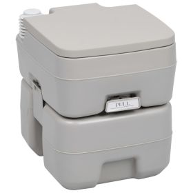 Portable Camping Toilet (Gray)