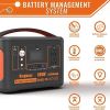 (600W) Portable Power Station - Solar Generator Backup Power with AC/DC/ PD - Wireless Charger / Flashlight