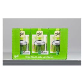Ball Canning - Lids & Bands Wide Mouth - (Case Of 12) - 12 count in each pack