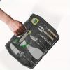 18 Piece Garden Tools Set For Gardening, Tools For Digging, Gardening Hand Tools Set With Carrying Case