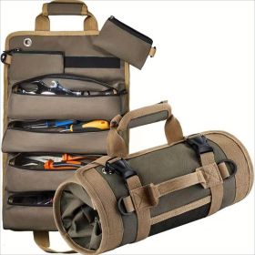 Toolbox Bag, Men's and Women's rolled up heavy-duty tool storage bag