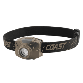 Rechargeable Dual Power 450 Lumens, Wide Angle Flood Beam, Focusing LED Headlamp, 3.3 oz