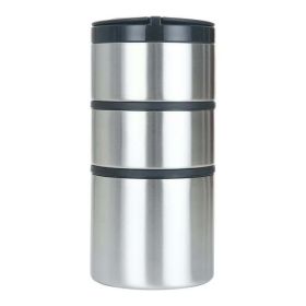 41 oz Stainless Steel Stacking Food Jar