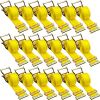 VEVOR E Track Ratchet Strap, 18PCS 2" x 15' E-Track Straps 4400 LBS Breaking Strength, with Polyester Webbing & Spring Fitting & Ratchets
