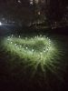 24pcs 5W High Brightness Solar Power LED Lawn Lamps with Lampshades White & Silver for Patio, Walkways, Landscape Paths