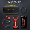 Portable Car Jump Starter (UP to 10.0L Gas/8.0L Diesel Engines) 12V Auto Lithium-Ion Battery Booster with Smart Clamp Cables