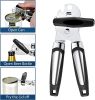 Handheld Manual Can Opener With Sharp, Cutting Wheel Blade / Lid Cap Openers
