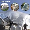 VEVOR Greenhouse Polyethylene Film 16 x 25 ft, 6 Mil Thickness, Greenhouse Clear Plastic UV Resistant Film