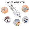 Stainless Steel Jar Opener, All Metal Construction Adjustable Jar Opener, Can Bottle Opener Gripper, For Weak Hand, Elderly, Arthritis