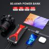 Portable Car Jump Starter (UP to 10.0L Gas/8.0L Diesel Engines) 12V Auto Lithium-Ion Battery Booster with Smart Clamp Cables